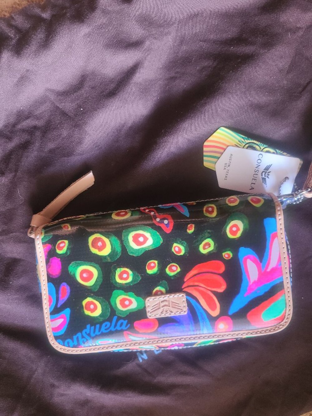 NWT Consuela Sophie Uptown Wristlet – Vibrant Floral